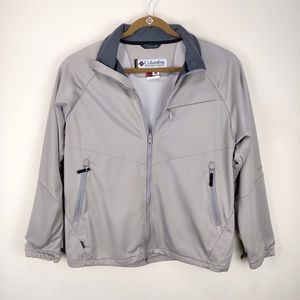 Columbia Tan Full zip Softshell Coat Jaclet